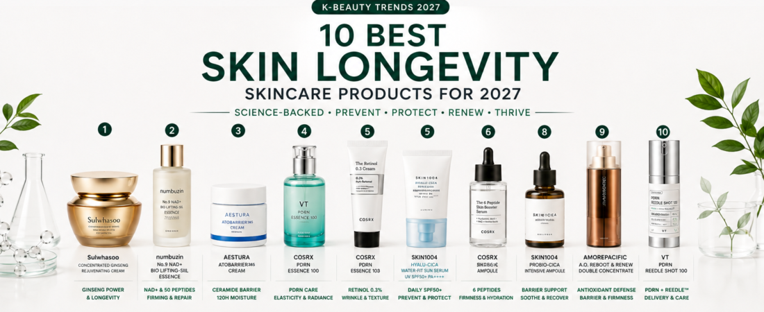 10 Best Skin Longevity Skincare Products for 2027