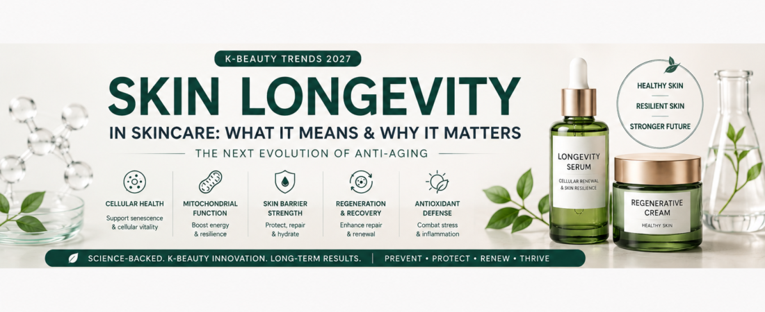 Skin Longevity in Skincare: What It Means & Why It Could Define K-Beauty in 2027