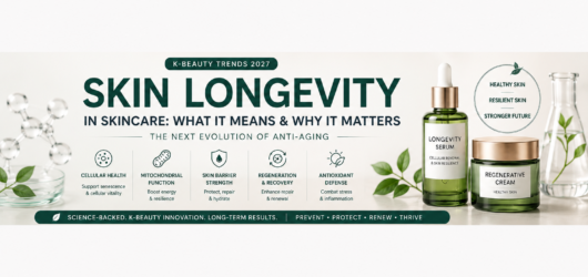 Skin Longevity in Skincare: What It Means & Why It Could Define K-Beauty in 2027