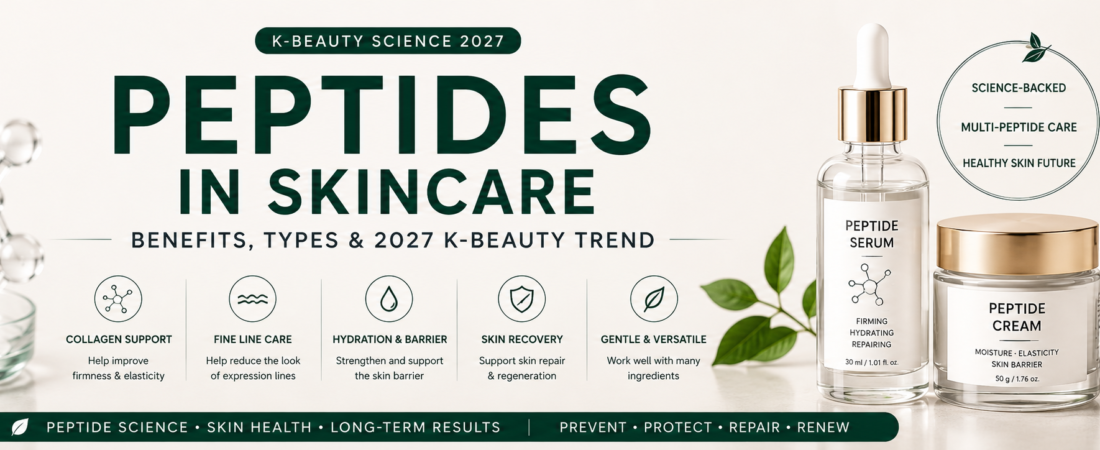 Peptides in Skincare: Benefits, Types & 2027 K-Beauty Trend