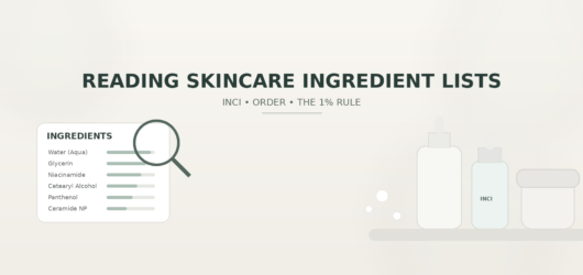 How to Read a Skincare Ingredient List in 2027: INCI Order, the 1% Rule & Marketing Traps